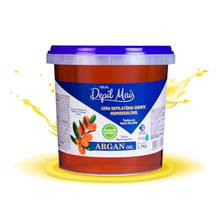 Cera Quente Visual Argan 1,3kg