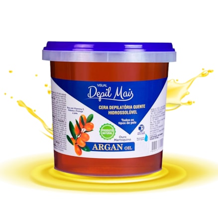 Cera Quente Visual Argan 600g