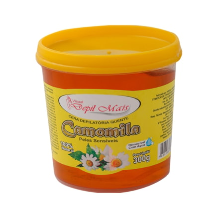 Cera Quente Visual Camomila 300g