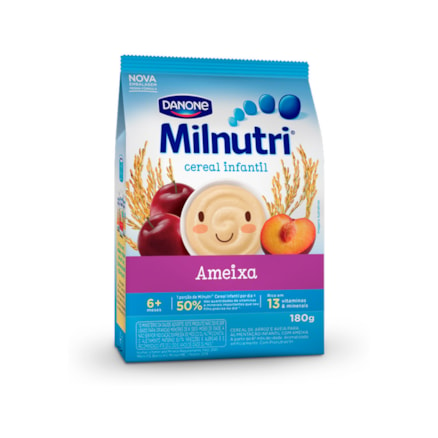 Cereal Infantil Danone Milnutri Ameixa 180g