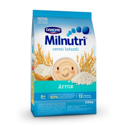 Cereal Infantil Danone Milnutri Arroz +6 Meses 230g