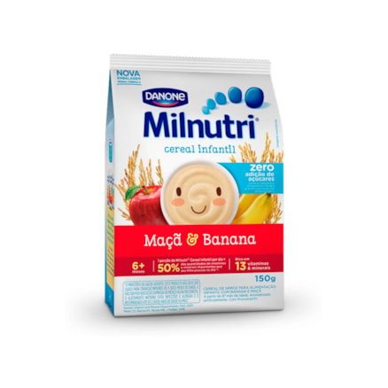 Cereal Infantil Danone Milnutri Banana 150g