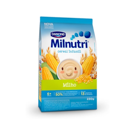 Cereal Infantil Danone Milnutri Milho 230g