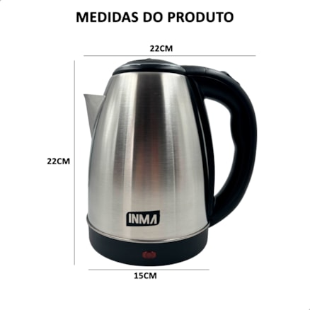 Chaleira eletrica INMA Inox