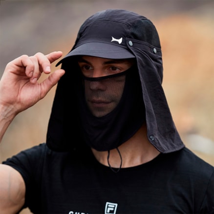 Chapéu Boné Pesca Caça Caminhada Camping Trilha Proteção Solar Pescoço Nuca Rosto Mosquiteiro