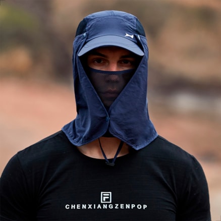 Chapéu Boné Pesca Caça Caminhada Camping Trilha Proteção Solar Pescoço Nuca Rosto Mosquiteiro