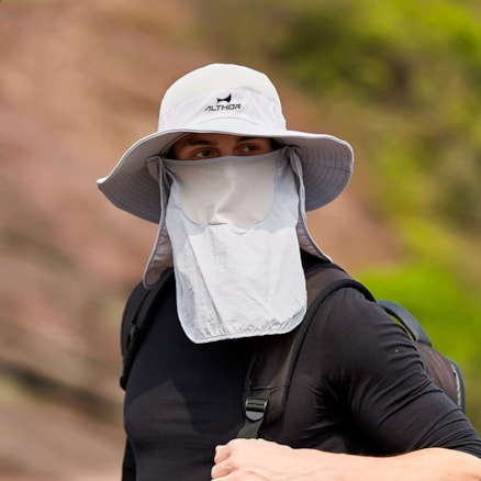 Chapéu Pescador Camping Australiano Proteção Nuca Pescoço Uv