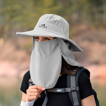 Chapéu Pescador Camping Australiano Proteção Nuca Pescoço Uv