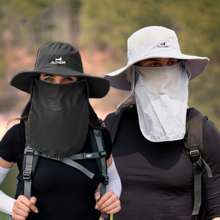 Chapéu Pescador Camping Australiano Proteção Nuca Pescoço Uv