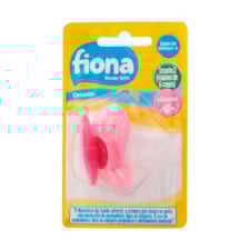 Chupeta Fiona Orto Silicone Tamanho 2 Rosa +6 Meses 80123