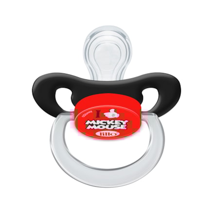 Chupeta Lillo Disney Mickey Mouse Orto Bico Silicone Macio