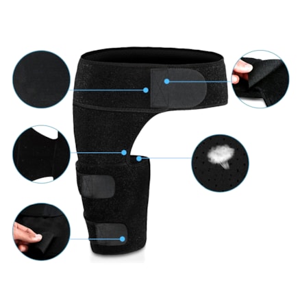 Cinta Estabilizadora Quadril/coxa Althor Neoprene T.u. Prt.