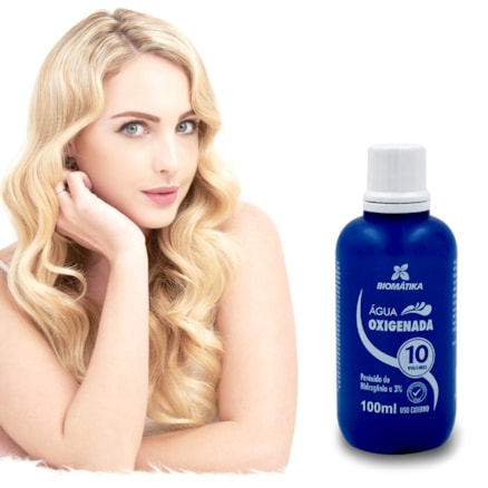 Clareador Capilar Descolorante 10 Volumes Biomátika 100ml