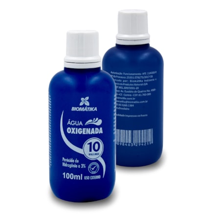 Clareador Capilar Descolorante 10 Volumes Biomátika 100ml