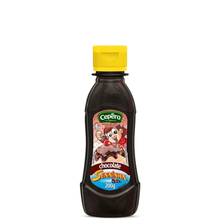 Cobertura De Sorvete Senninha Chocolate Cepêra 200g