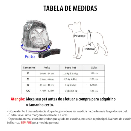 Coleira Colete Peitoral Ajustável Cães e Gatos Pet Reforçado Refletivo Com Guia Vermelha