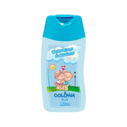 Colônia Charminho Carinho Azul Fragrância Delicada 120ml