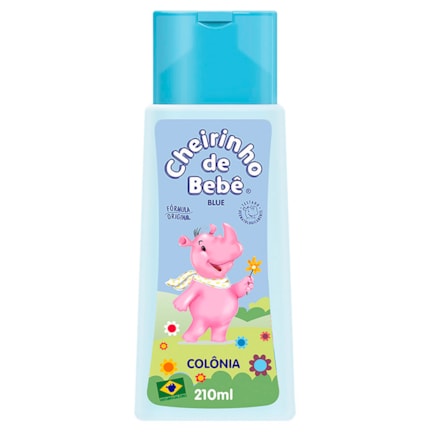 Colônia Cheirinho De Bebê Azul 210ml