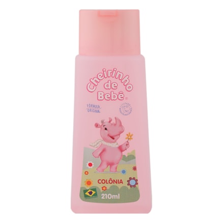 Colônia Cheirinho De Bebê Rosa 210ml