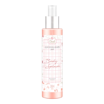 Colônia Giovanna Baby Body Splash Peach Refrescante 260ml