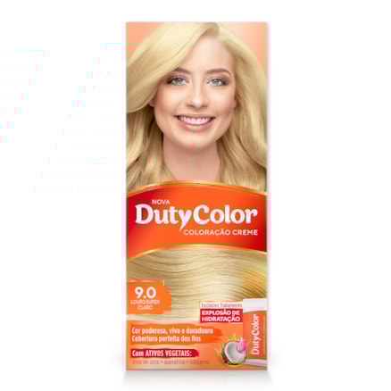 Coloração Creme Dutycolor 9.0 Louro Super Claro 50g