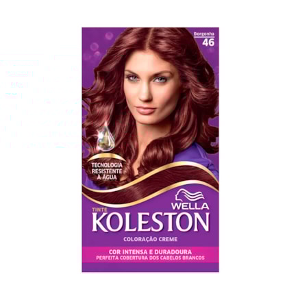 Coloração Creme Koleston 46 Borgonha Cor 100% Intensa 55g