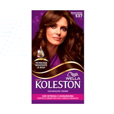 Coloração Creme Koleston 537 Marrom Seducao Cor Intensa 55g