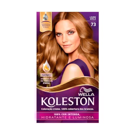 Coloração Creme Koleston 73 Louro Avela Cor Intensa 55g