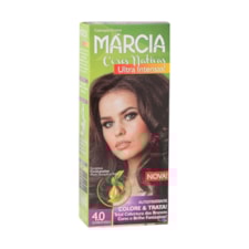 Coloração Márcia Ultra Creme 4.0 Castanho Médio 50g