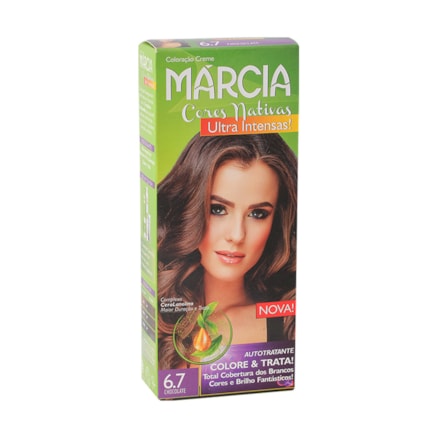 Coloração Márcia Ultra Creme 6.7 Chocolate Cor Intensa 50g