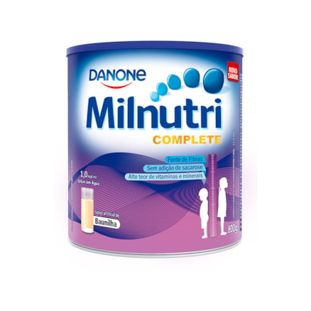 Complemento Alimentar Danone Milnutri Complete Baunilha 800g