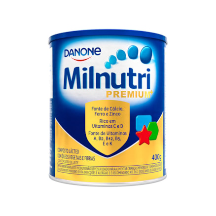 Composto Lácteo Alimentar Danone Milnutri Premium 400g