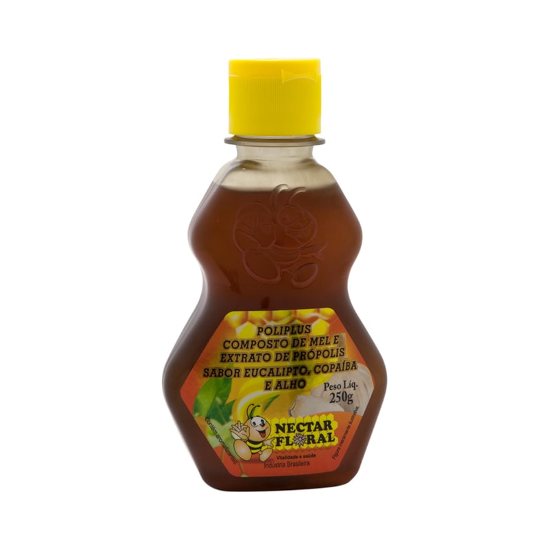Composto Mel Extrato Própolis Poliplus Néctar Floral 250g Mamoeiro