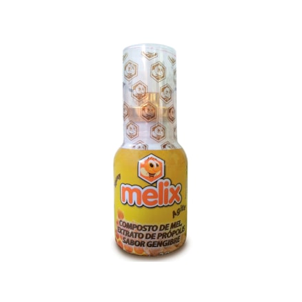 Composto Mel Extrato Própolis Spray Gengibre Melix 30ml