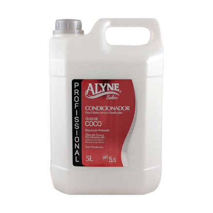 Condicionador Alyne Profissional Coco Suaviza Brilho 5l