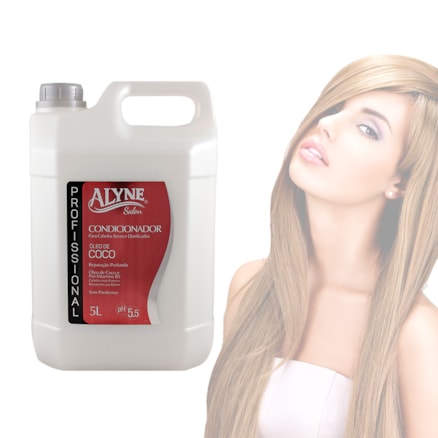 Condicionador Alyne Profissional Coco Suaviza Brilho 5l