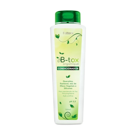 Condicionador B-tox Organique Fattore Queratina e Pantenol 500ml