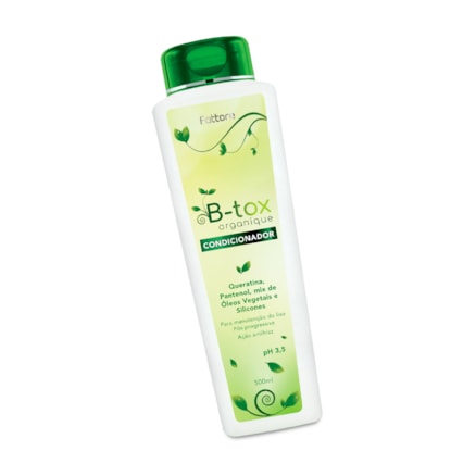 Condicionador B-tox Organique Fattore Queratina e Pantenol 500ml
