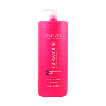 Condicionador Cadiveu Glamour Rubi Brilho Precioso 3l