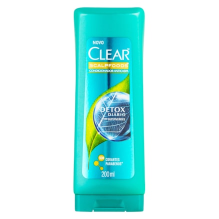 Condicionador Clear Anticaspa Detox 200ml