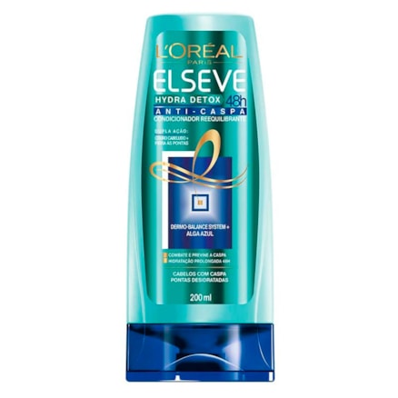 Condicionador Elseve Anticaspa Hydra Detox 200ml