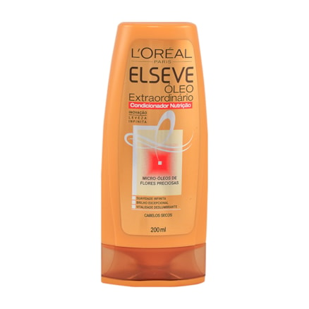 Condicionador Elseve Óleo Extraordinário Nutrição 200ml