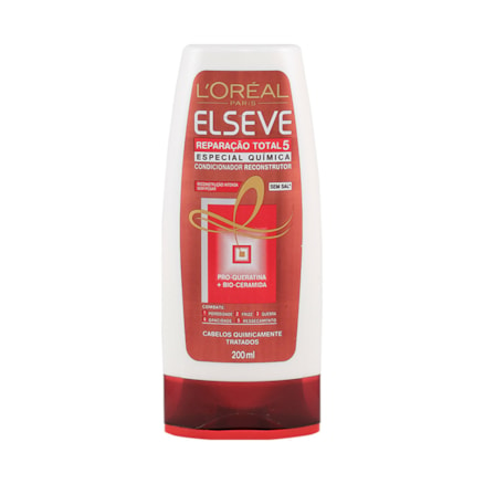 Condicionador Elseve Reconstrução Total 5 Química 200ml