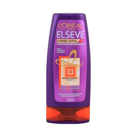 Condicionador Elseve Supreme Control 4d 200ml