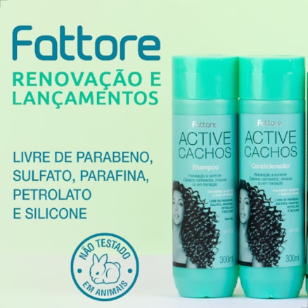 Condicionador Fattore 300ml Tratamento Cronograma Capilar Cabelos Nutrição