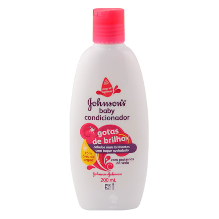 Condicionador Johnson & Johnson Gotas De Brilho 200ml