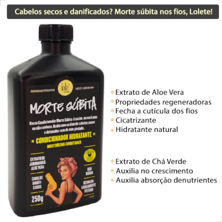 Condicionador Lola Morte Súbita Hidratante Nutritivo 250ml