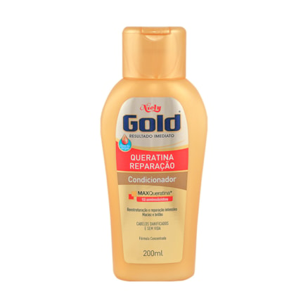 Condicionador Niely Gold Queratina Reparação 200ml