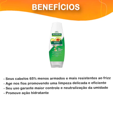 Condicionador Palmolive Naturals Antiarmado Extrato de Abacate Ação Anti Frizz Resistência 325ml