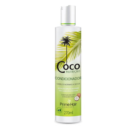 Condicionador Prime Hair Coco Nutrição Água Óleo Coco 270ml